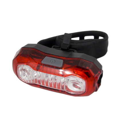 EOT021 LAMPKA LED ROWEROWA NA TYŁ USB 120 lumenów 5trybów POLARIS