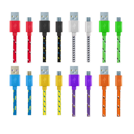 EB175PG ESPERANZA KABEL MICRO USB 2.0 A-B M/M 1.0M OPLOT RÓŻOWY