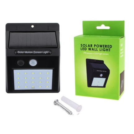 WW40HALOGEN LAMPA SOLARNA 20 LED Z CZUJNIKIEM RUCHU