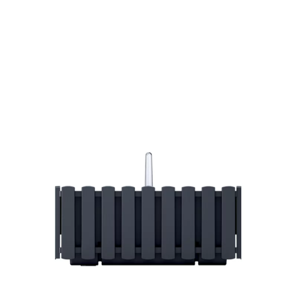 DDEF400W-S433 SKRZYNKA BALKONOWA DONICZKA 38cm Z UCHWYTAMI ANTRACYT miernik wilgoci