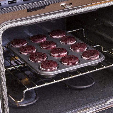 TG66027 FORMA DO PIECZENIA BABECZEK MUFFIN BLACHA FOREMKA NA 12 BABECZEK non-stick