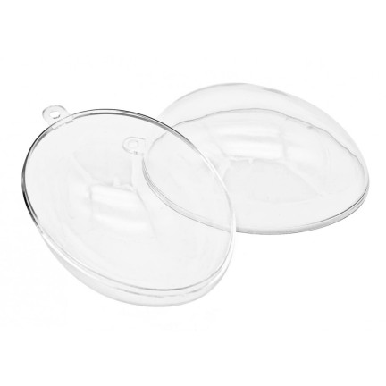 TG60439 Jajko akrylowe składane, jajo plastikowe 13cm, do ozdabiania, ozdoby wielkanocne