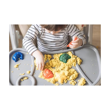 TG60132-2 PIASEK KINETYCZNY MAGICZNY 1KG PIASKOLINA KOLORY ŻÓŁTY