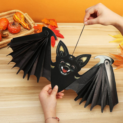 TG44483 NIETOPERZ DEKORACJA NA HALLOWEEN WISZĄCY DUŻY