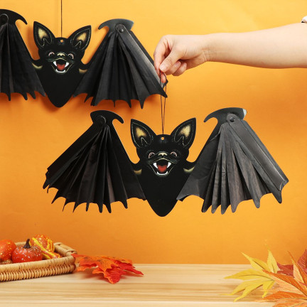 TG44483 NIETOPERZ DEKORACJA NA HALLOWEEN WISZĄCY DUŻY