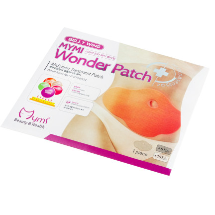 HH27 PLASTRY ODCHUDZAJĄCE WYSZCZUPLAJĄCE NA BRZUCH PATCH NATURALNE KOMPLET 5 SZT