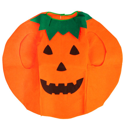 Przebranie Halloween, kostium dynia, pomarańczowy, dziecięcy, rozmiar M, komplet