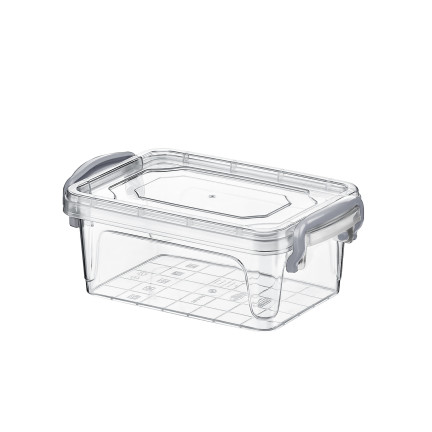 HOB021046 POJEMNIK LUNCHBOX DO ŻYWNOŚCI 0,3l Z KLIPSEM PUDEŁKO PROSTOKĄTNE do zmywarki