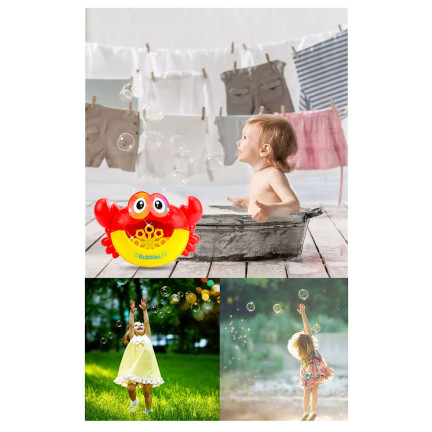 TG57811 MASZYNKA DO BANIEK PIANY KRAB BAŃKI MYDLANE + PŁYN