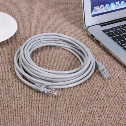 KO26 KABEL PRZEWÓD SIECIOWY LAN ETHERNET RJ45 CAT5E SKRĘTKA DO ROUTERA 10m