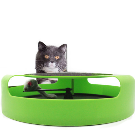 CAT0526 ZABAWKA DLA KOTA KÓŁKO Z MYSZKĄ DRAPAK MYSZKA 25CM