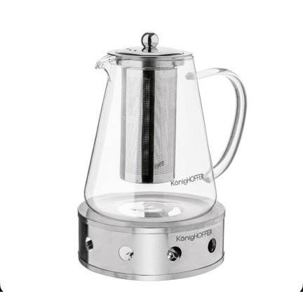 TD43 ZESTAW DZBANEK Z ZAPARZACZEM LORIA 1,3L Z PODGRZEWACZEM TEALIGHT