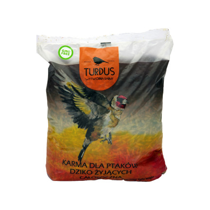 Mieszanka dla dzikich ptaków, karma całoroczna, ziarna zbóż, Turdus 1kg