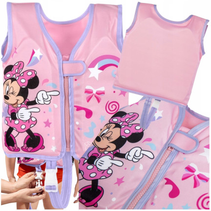 9101B Kamizelka do nauki pływania, kamizelka Myszka Minnie, dla najmłodszych, Bestway 9101B