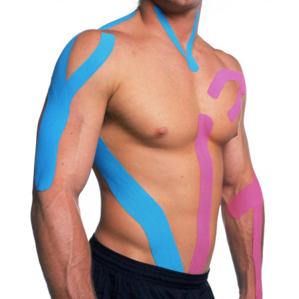 TG56507 TAŚMA TEJP KINESIOTAPING TAPE TEJPY PLASTRY MOCNA 5m na kolano twarz bark