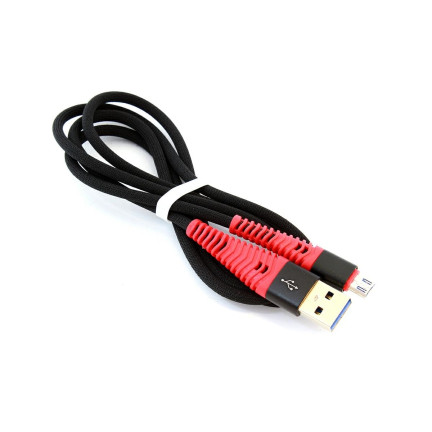 KK21N KABEL MICRO USB 1M QUICK CHARGE nylonowy oplot