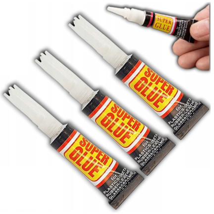 ZW45 KLEJ SUPER GLUE SUPER MOCNY KLEJ W ZESTAWIE 3SZT.
