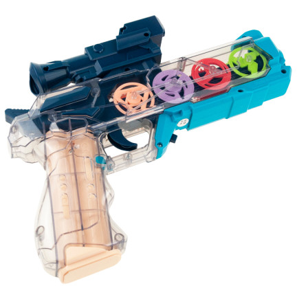 KSL745036 PISTOLET Z EFEKTAMI GEAR TRYBIKI ZĘBATKI ŚWIATŁO DŹWIĘKOWY