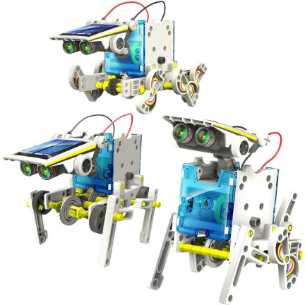 TG60702 ROBOT SOLARNY 13w1 POJAZDY SOLARNE ROBOTY KREATYWNY ZESTAW EDUKACYJNY