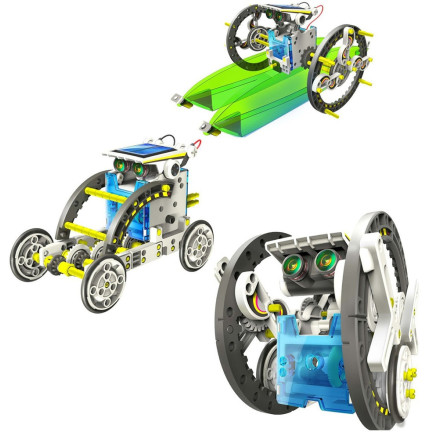 TG60702 ROBOT SOLARNY 13w1 POJAZDY SOLARNE ROBOTY KREATYWNY ZESTAW EDUKACYJNY