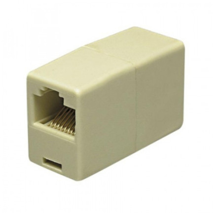 TV53 Łącznik kabli sieciowych, łącznik wtyku RJ45, adapter, 8P8C GOLD PLATED