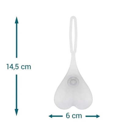 TG70275 Lampka rowerowa serce, jaja silikonowe Led, lampa tylna do roweru