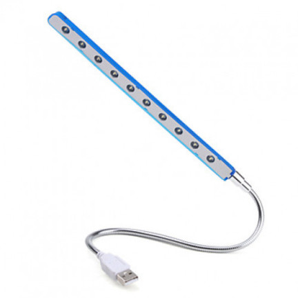 PC48 10 DIODOWA LAMPKA USB DO LAPTOPA PC 10 LED'S