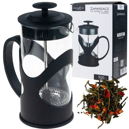 LUT1496 ZAPARZACZ DO KAWY HERBATY ZIÓŁ DZBANEK Z ZAPARZACZEM 300ML