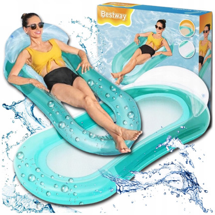 43103 MATERAC DMUCHANY PLAŻOWY DO PŁYWANIA BESTWAY DNO SIATKA