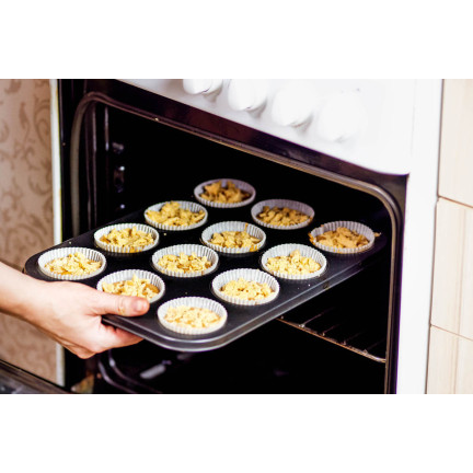TG66027 FORMA DO PIECZENIA BABECZEK MUFFIN BLACHA FOREMKA NA 12 BABECZEK non-stick