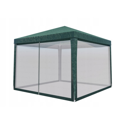 TG77594-1 NAMIOT OGRODOWY PAWILON HANDLOWY 3X3M Z MOSKITIERĄ ALTANA DO OGRODU NA TARAS