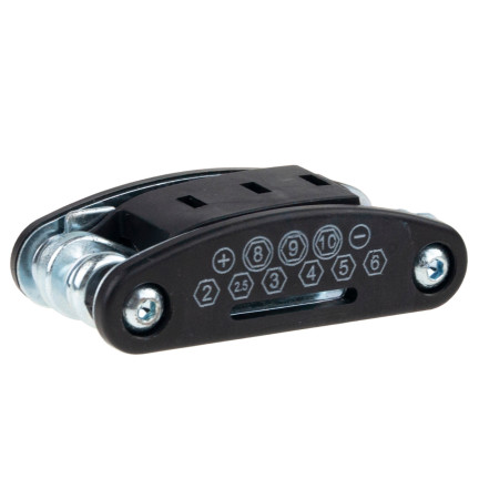 NN19 ZESTAW KLUCZY NARZĘDZI ROWEROWYCH MULTITOOL 16W1 IMBUSY ŚRUBOKRĘTY KLUCZE