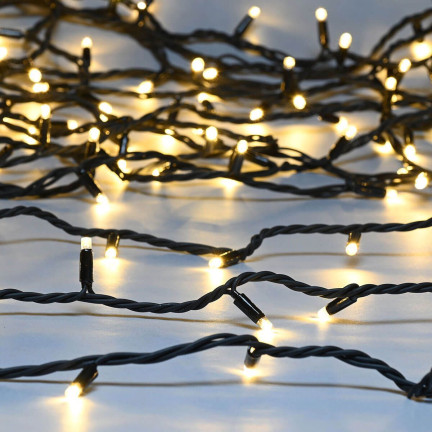 LC200 LAMPKI CHOINKOWE 200 LED BIAŁY CIEPŁE OŚWIETLENIE ŚWIĄTECZNE NA CHOINKĘ