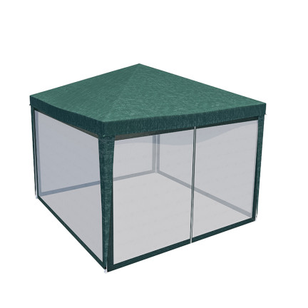 TG77594-1 NAMIOT OGRODOWY PAWILON HANDLOWY 3X3M Z MOSKITIERĄ ALTANA DO OGRODU NA TARAS