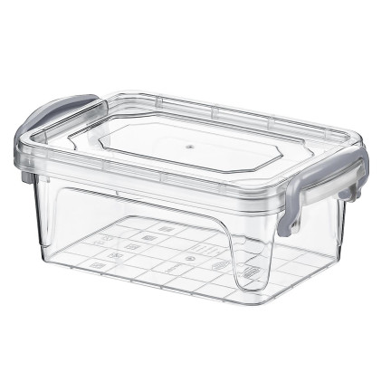 HOB021046 POJEMNIK LUNCHBOX DO ŻYWNOŚCI 0,3l Z KLIPSEM PUDEŁKO PROSTOKĄTNE do zmywarki