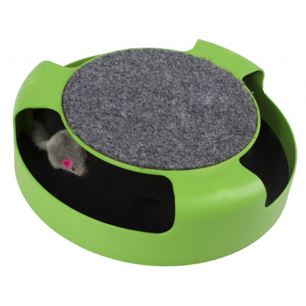 CAT0526 ZABAWKA DLA KOTA KÓŁKO Z MYSZKĄ DRAPAK MYSZKA 25CM
