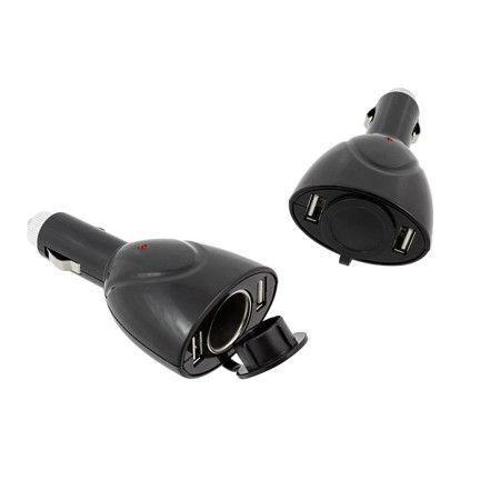 AP31 ŁADOWARKA SAMOCHODOWA 2 x USB 5V przelotowa