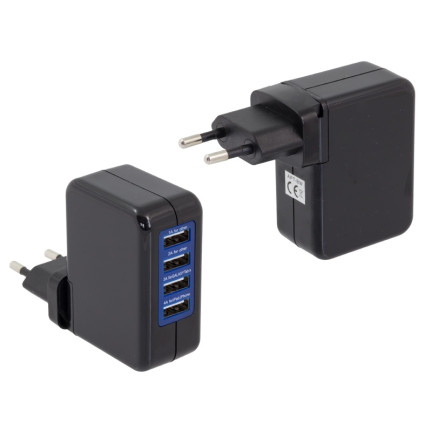PLP47B ŁADOWARKA SIECIOWA 4X USB do samsun iphone i inne