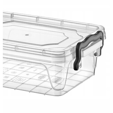 HOB021046 POJEMNIK LUNCHBOX DO ŻYWNOŚCI 0,3l Z KLIPSEM PUDEŁKO PROSTOKĄTNE do zmywarki