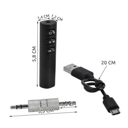 6607 ADAPTER AUX BLUETOOTH ODBIORNIK JACK KABEL