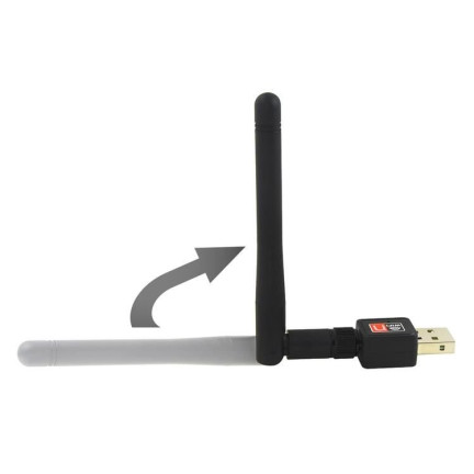TV69 KARTA WiFi WLAN USB ODKRĘCANA ANTENA 300MBps