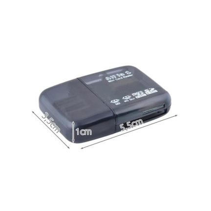 KO8 Czytnik Kart Pamięci USB 52W1 MS MINI SD HS RS MMC