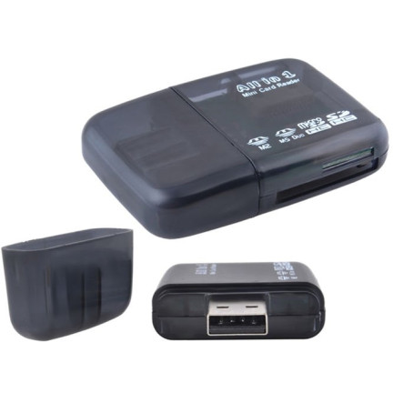KO8 Czytnik Kart Pamięci USB 52W1 MS MINI SD HS RS MMC