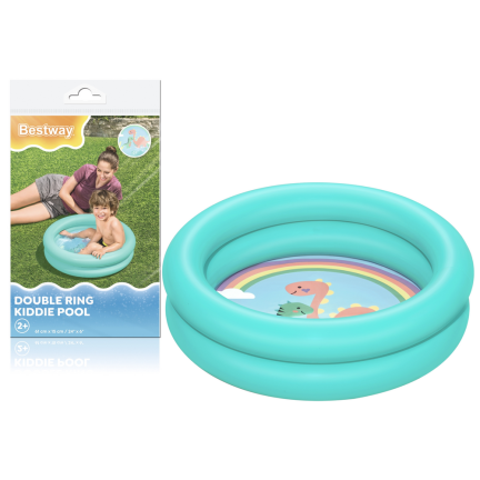 51061 BASEN BASENIK DMUCHANY BRODZIK DLA DZIECI BESTWAY 61x15CM + ŁATKA