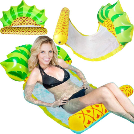 TG67351 HAMAK WODNY DMUCHANY ANANAS MATERAC LEŻAK