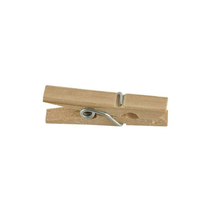 TG70280 KLAMERKI DREWNIANE MINI SPINACZE DEKORACYJNE 200SZT. KLIPSY ŻABKI Z DREWNA