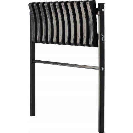 MEB8275 ŁAWKA SKŁADANA DŁ 68CM CZARNA DO OGRODU NA CMENTARZ CMENTARNA