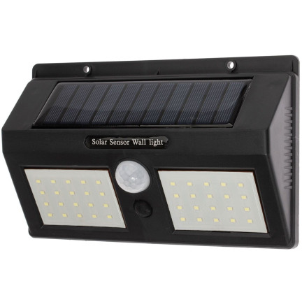 TG56408 PODWÓJNA LAMPA SOLARNA Z CZUJNIKIEM