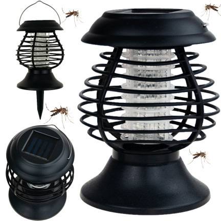 TG60451 Solarna lampa owadobójcza, UV na komary ćmy owady, przeciwko owadom
