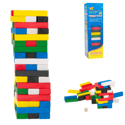 TG56690 JENGA MAŁA KOLOR